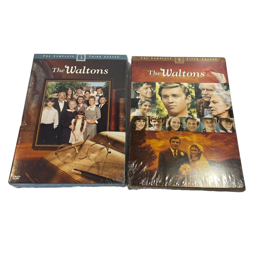 THE WALTONS Complete Third 3 Three Season 5 Fifth Season DVD NEW/SEALED LOT